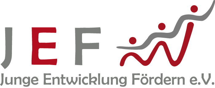Logo JEF e.V. Schriftzug JEF e.V.