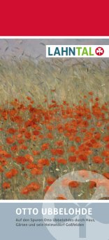 Titelseite des Folders Otto Ubbelohde, Auf den Spuren