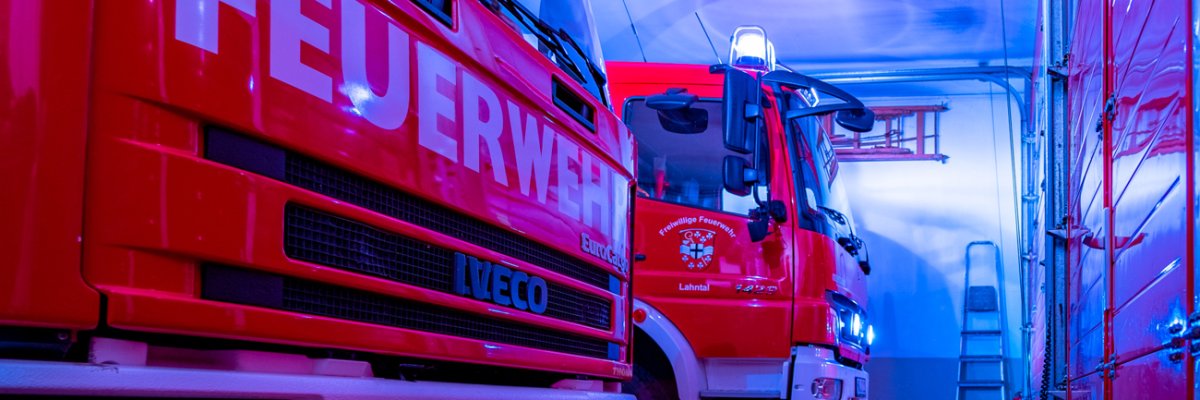 Einsatzfahrzeug der Freiwilligen Feuerwehr in Lahntal